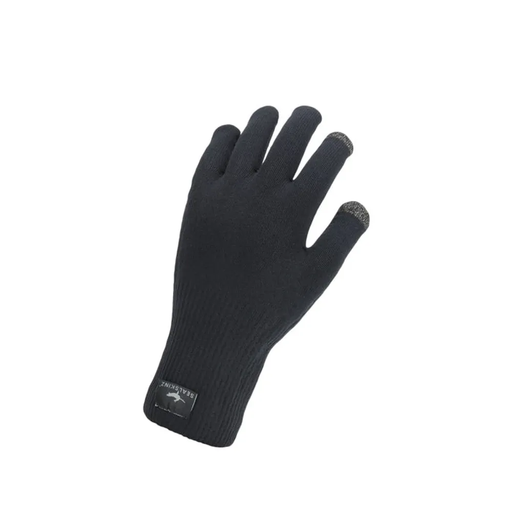SealSkinz Anmer Waterproof All Weather Ultra Grip Knitted Glove Black