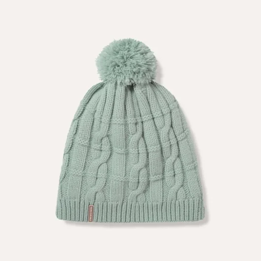SealSkinz Hemsby Waterproof Cold Weather Cable Knit Bobble Hat Blue