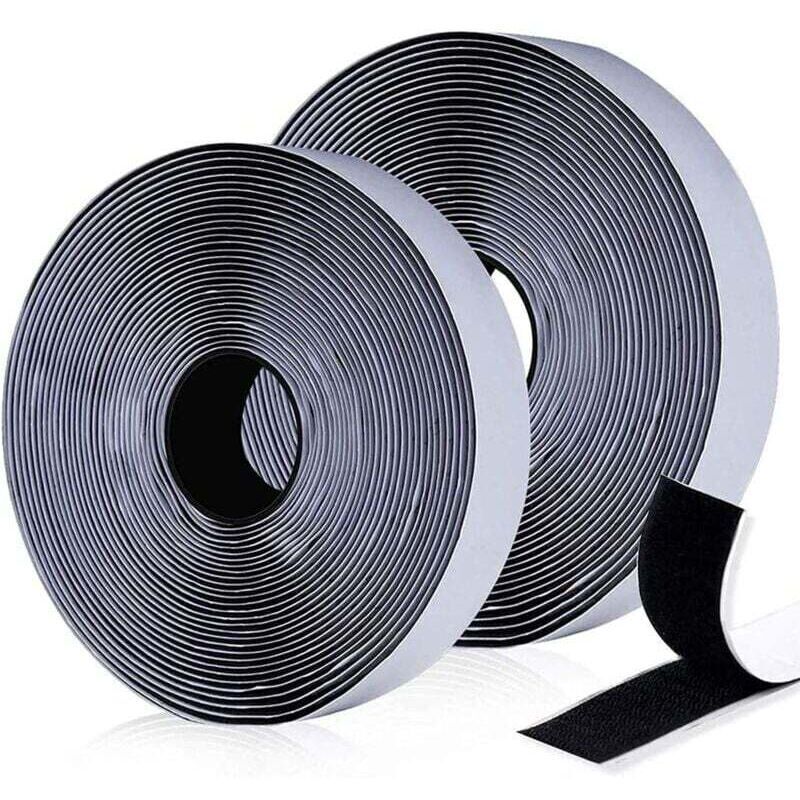 Self-Adhesive Hook and Loop Tape, 10m x 20mm, for Picture Frames, DIY Projects, Window Screens...DEB