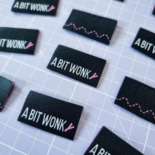 Sew Anonymous A Bit Wonky Woven Labels