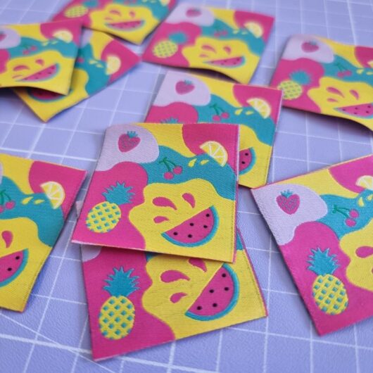 Sew Anonymous Fruit Punch Woven Labels