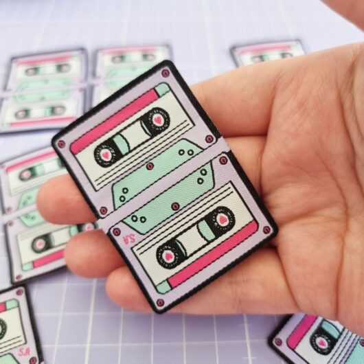 Sew Anonymous Retro Mixtape Seamies Woven Labels