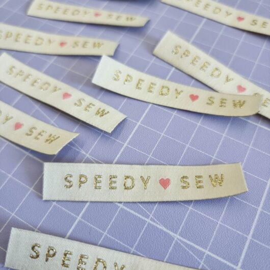 Sew Anonymous Speedy Sew Metallic Woven Labels