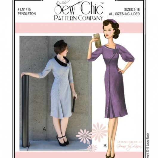Sew Chic Paper Sewing Pattern Pendleton Dress