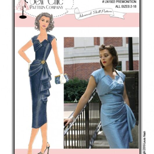 Sew Chic Paper Sewing Pattern Premonition Dress