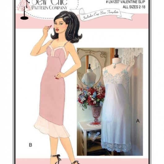 Sew Chic Paper Sewing Pattern Valentine Slip