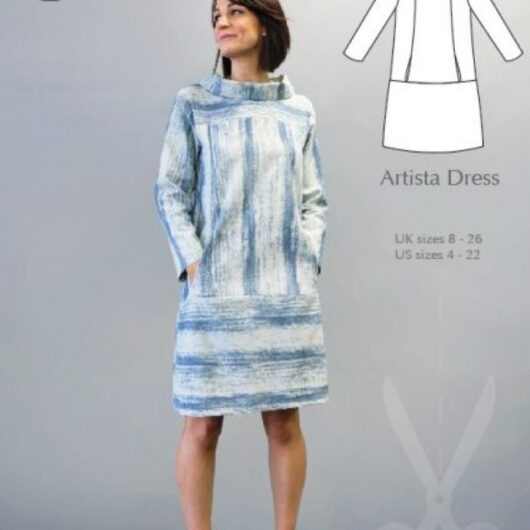 Sew Different Paper Sewing Pattern Artista Dress