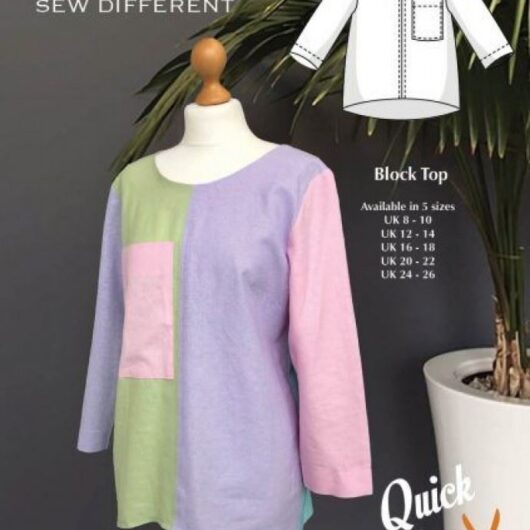 Sew Different Paper Sewing Pattern Block Top