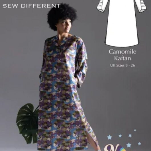 Sew Different Paper Sewing Pattern Camomile Kaftan