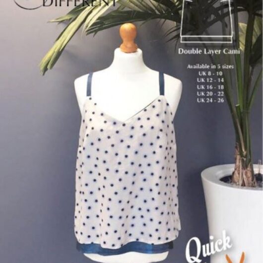 Sew Different Paper Sewing Pattern Double Layer Cami