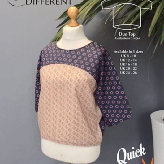 Sew Different Paper Sewing Pattern Duo Top