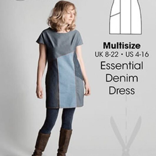 Sew Different Paper Sewing Pattern Essential Denim Dress