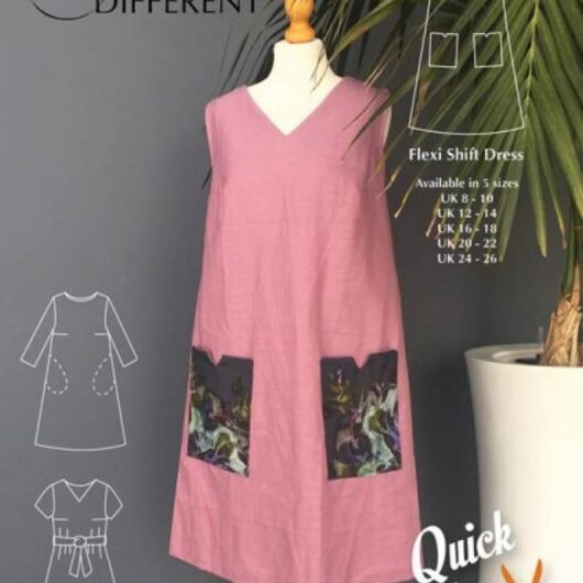 Sew Different Paper Sewing Pattern Flexi Shift Dress