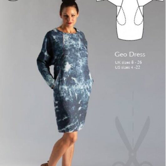 Sew Different Paper Sewing Pattern Geo Dress