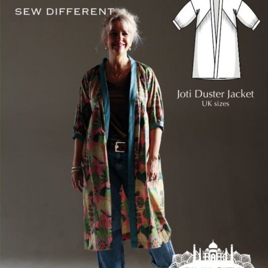 Sew Different Paper Sewing Pattern Joti Duster Jacket