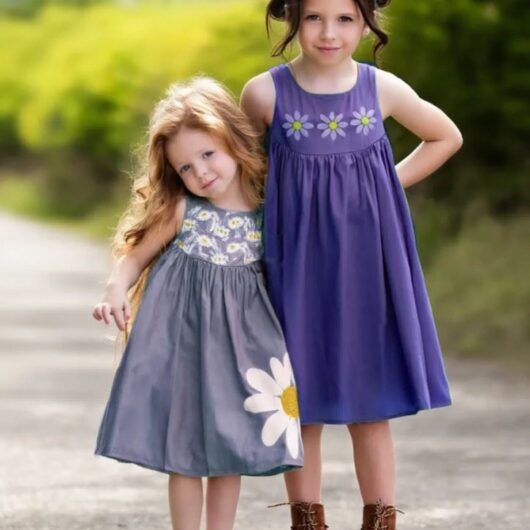 Sew Different Paper Sewing Pattern Kids La La Dress