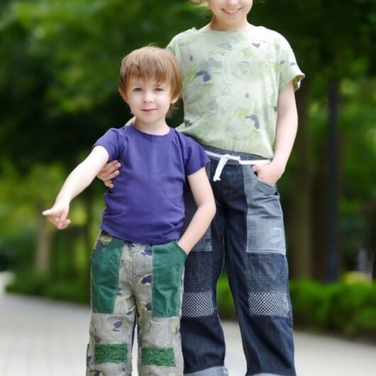 Sew Different Paper Sewing Pattern Kids Rumpus Pants