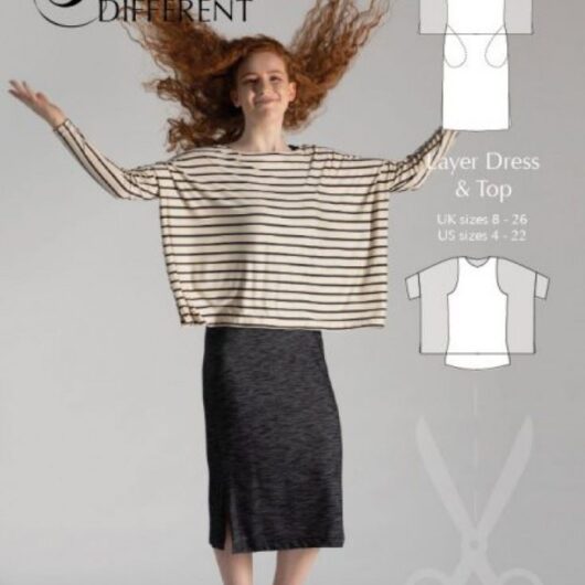 Sew Different Paper Sewing Pattern Layer Dress & Top