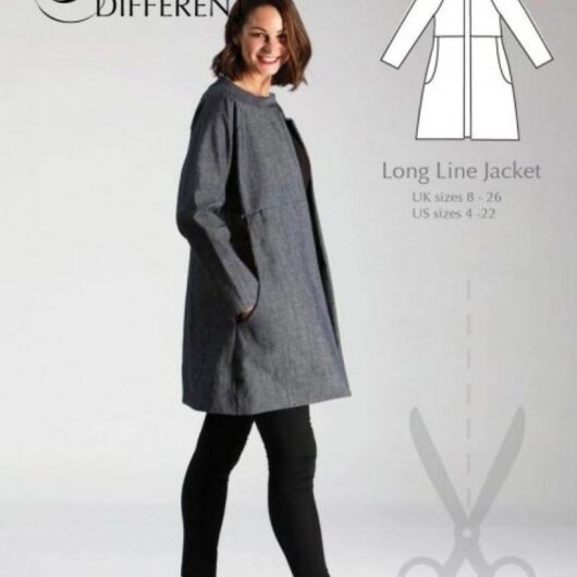 Sew Different Paper Sewing Pattern Long Line Jacket