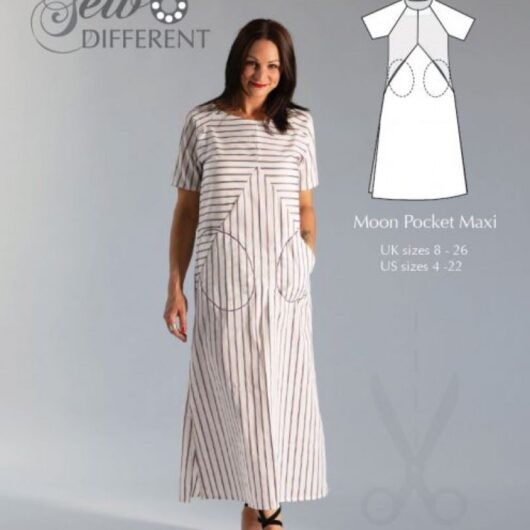 Sew Different Paper Sewing Pattern Moon Pocket Dress