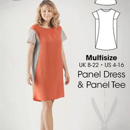 Sew Different Paper Sewing Pattern Panel Dress & Tee