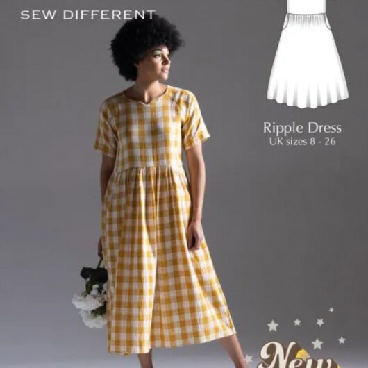 Sew Different Paper Sewing Pattern Ripple Dress