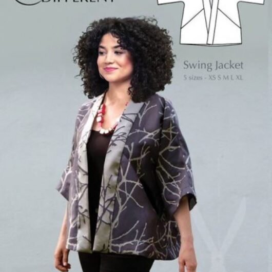Sew Different Paper Sewing Pattern Swing Jacket