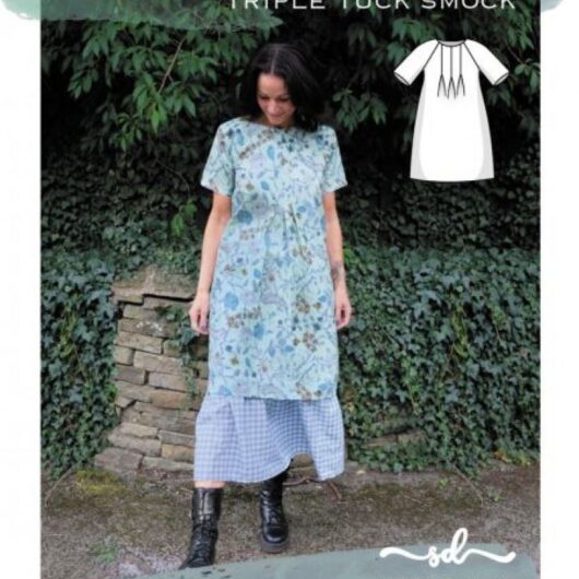 Sew Different Paper Sewing Pattern Triple Tuck Smock