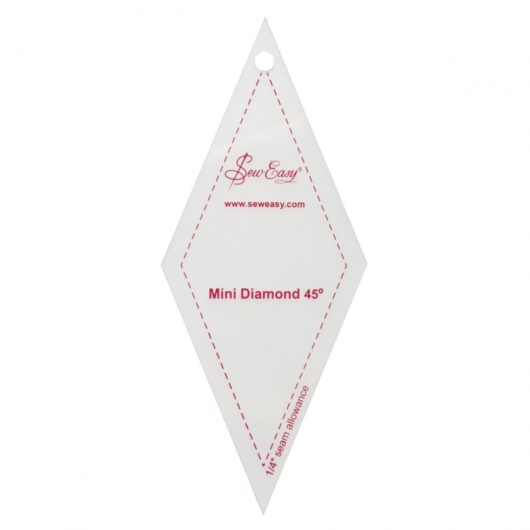 Sew Easy Mini 45 Degree Diamond Quilting Template