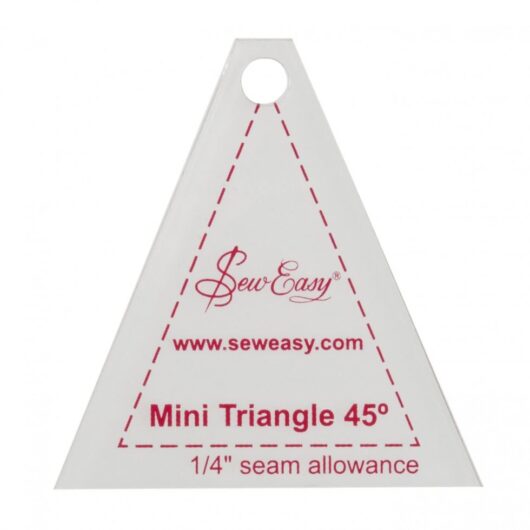Sew Easy Mini 45 Degree Triangle Quilting Template