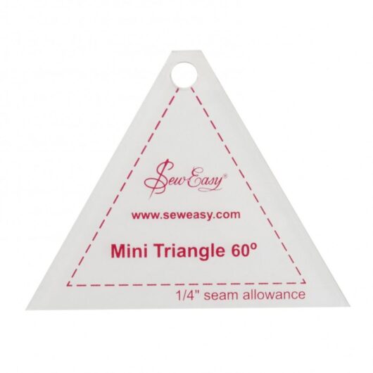 Sew Easy Mini 60 Degree Triangle Quilting Template