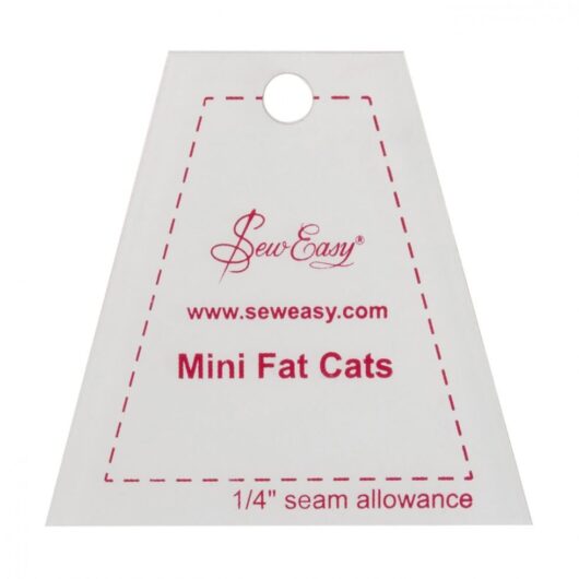 Sew Easy Mini Fat Cats Quilting Template
