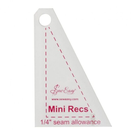 Sew Easy Mini Recs Quilting Template