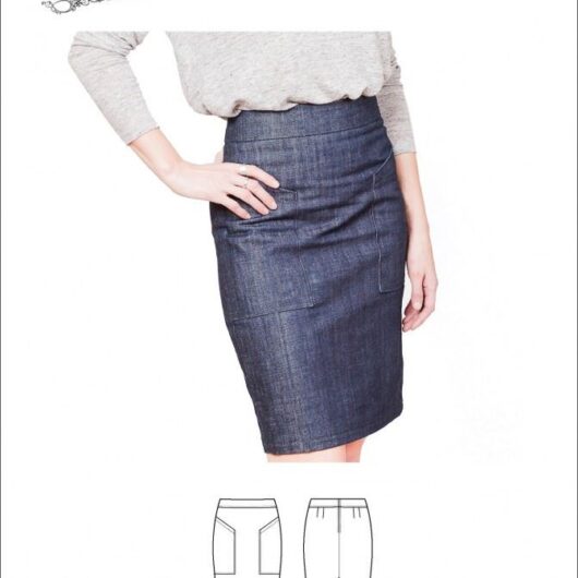 Sew House Seven Paper Sewing Pattern Alberta Street Skirt