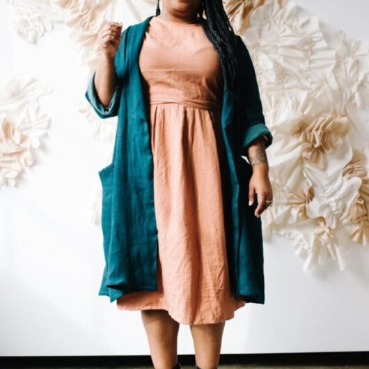 Sew Liberated Paper Sewing Pattern Lichen Duster Coat & Dress