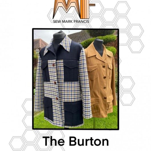 Sew Mark Francis Paper Sewing Pattern Burton Shacket