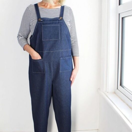 Sewgirl Paper Sewing Pattern Doris Dungarees