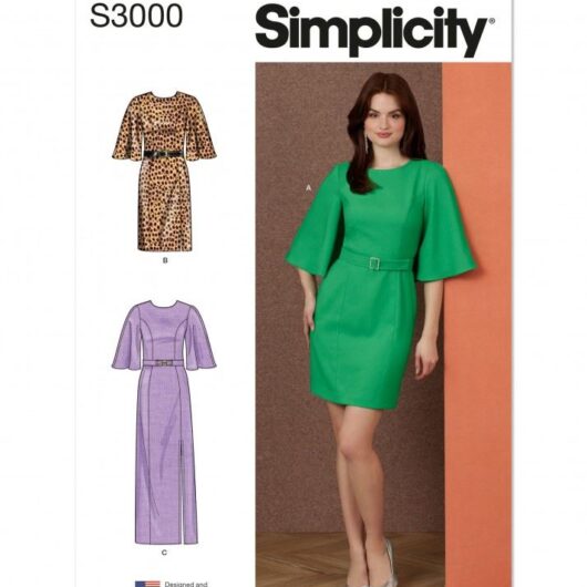 Simplicity Paper Sewing Pattern 3000