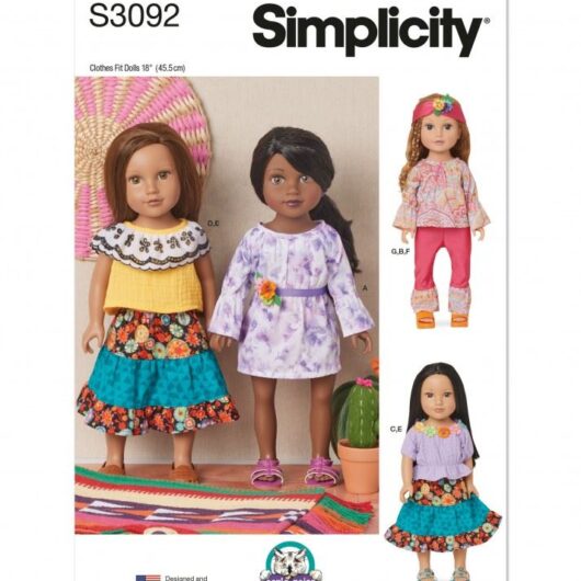 Simplicity Paper Sewing Pattern 3092