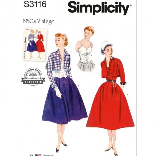 Simplicity Paper Sewing Pattern 3116