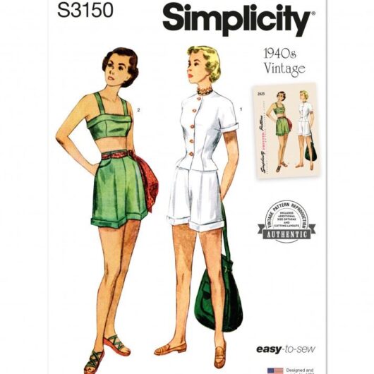 Simplicity Paper Sewing Pattern 3150