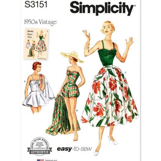 Simplicity Paper Sewing Pattern 3151