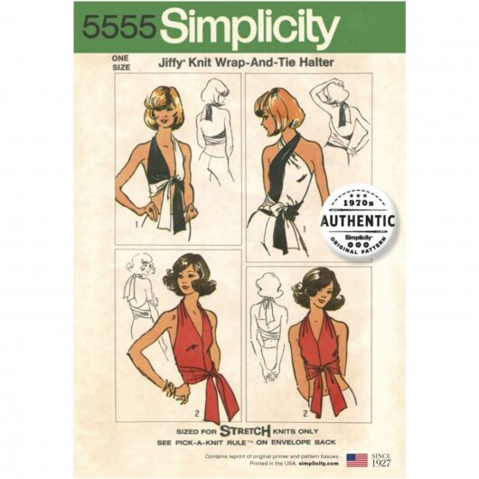 Simplicity Paper Sewing Pattern 5555