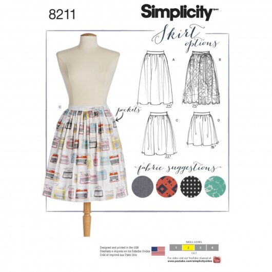 Simplicity Paper Sewing Pattern 8211