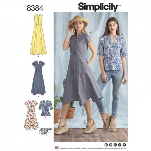 Simplicity Paper Sewing Pattern 8384