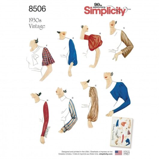Simplicity Paper Sewing Pattern 8506