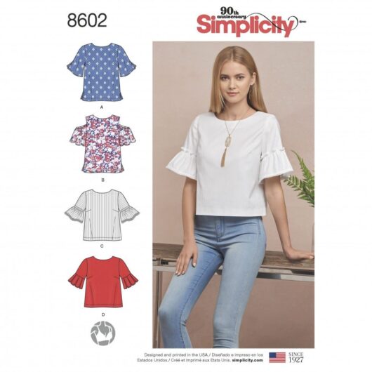 Simplicity Paper Sewing Pattern 8602