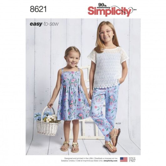 Simplicity Paper Sewing Pattern 8621