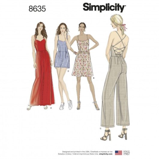 Simplicity Paper Sewing Pattern 8635