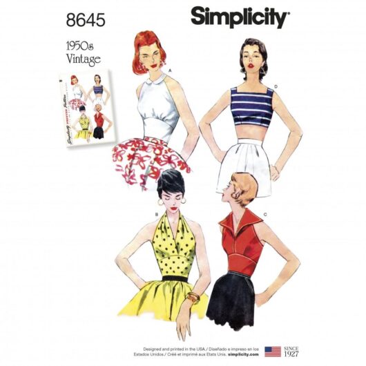 Simplicity Paper Sewing Pattern 8645